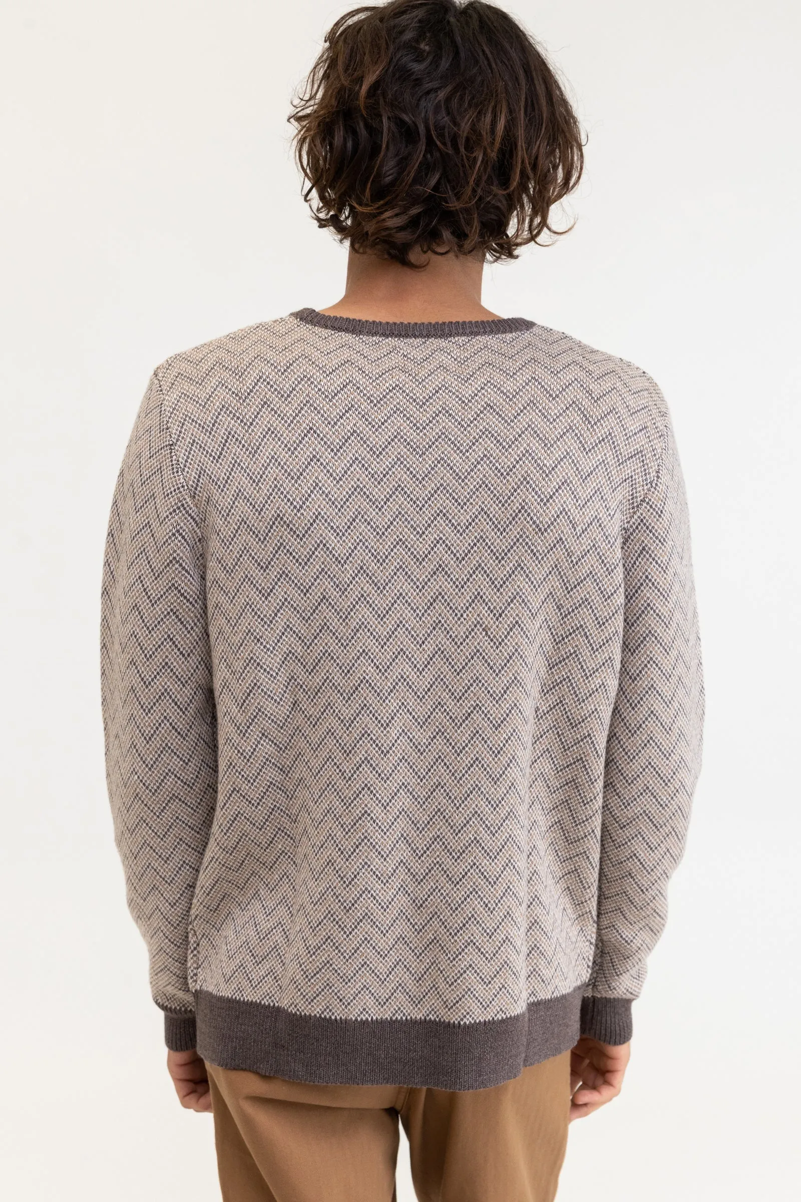 Herringbone Knit Brown