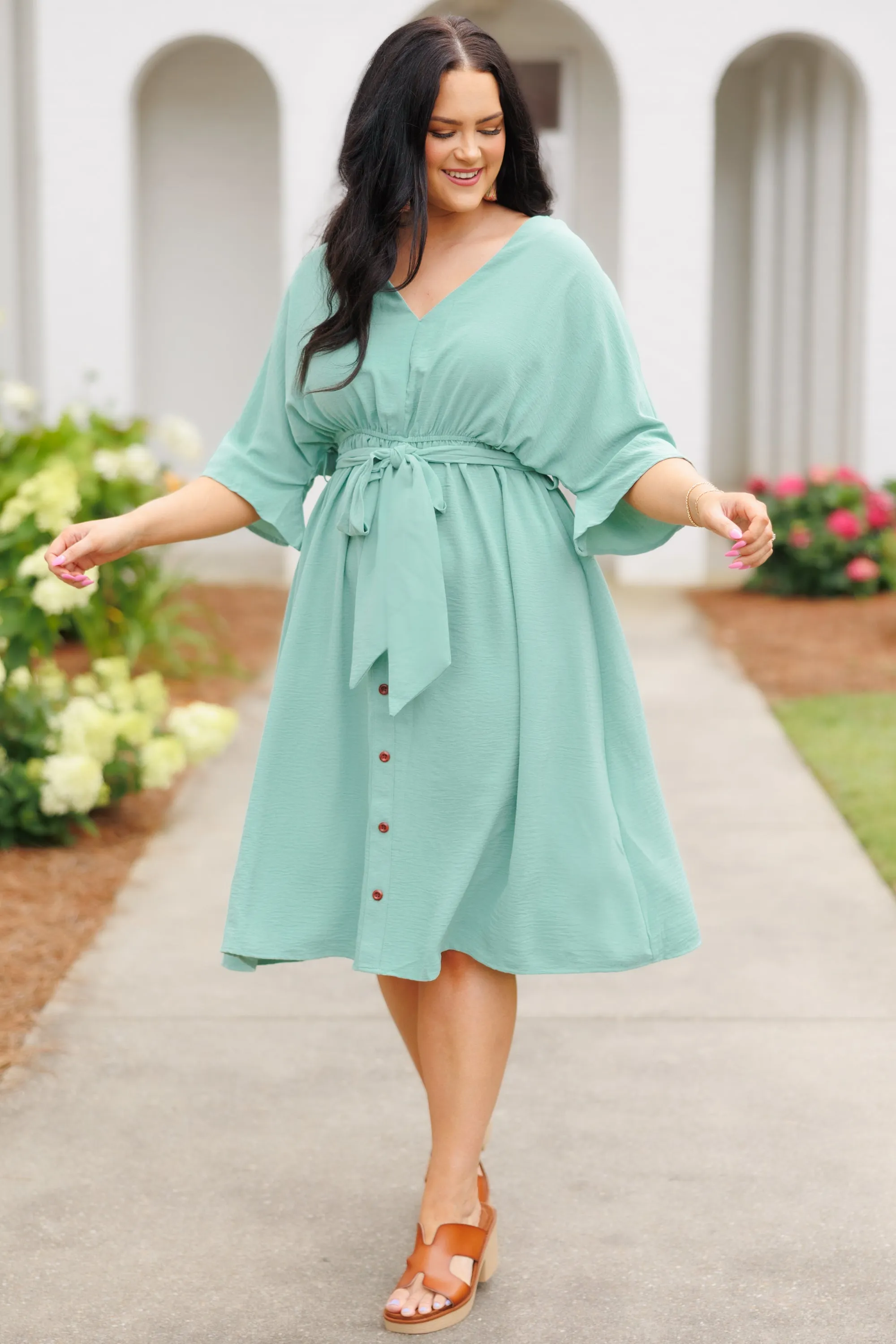 Sage Hopelessly Yours Dress