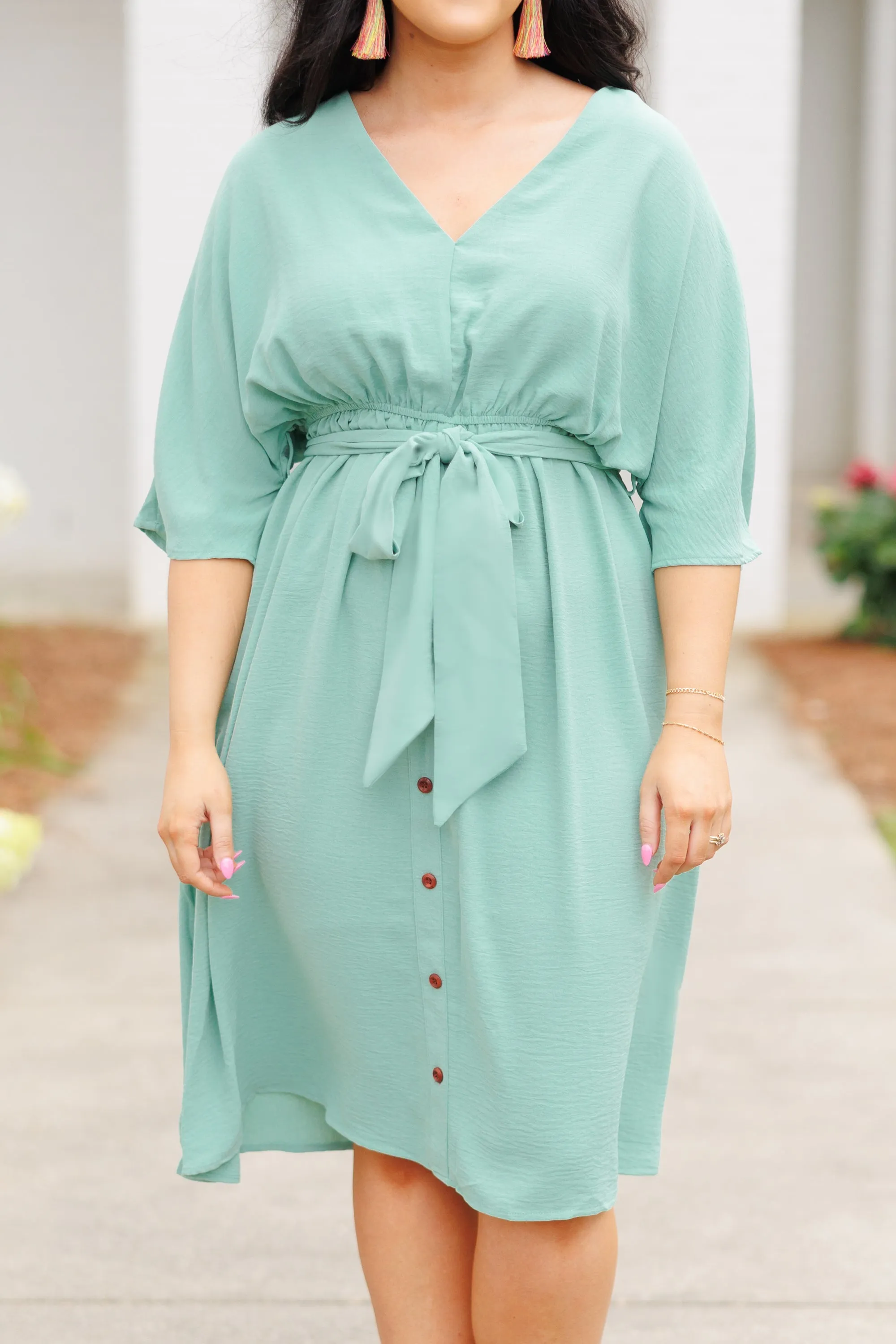 Sage Hopelessly Yours Dress