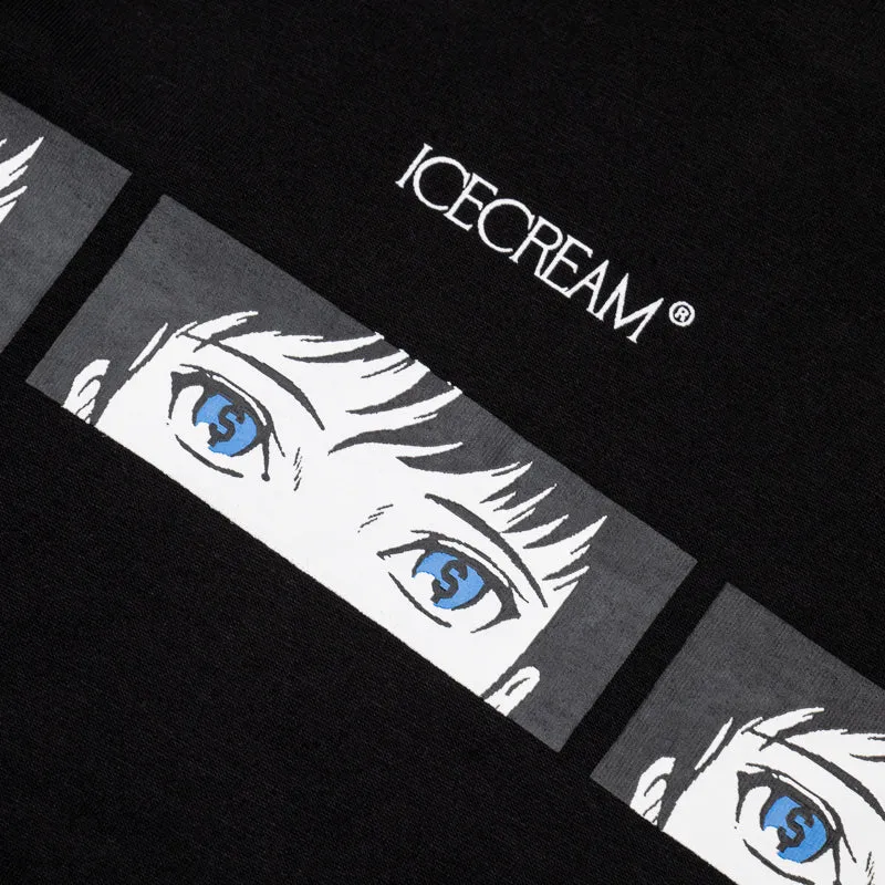 Ice Cream These Eyes L/S Knit Tee - Black