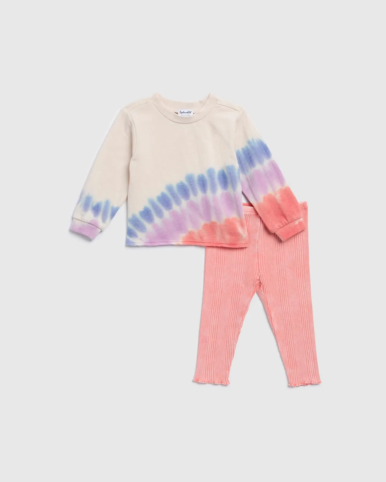 Infant Girl Sunset Tie Dye Set