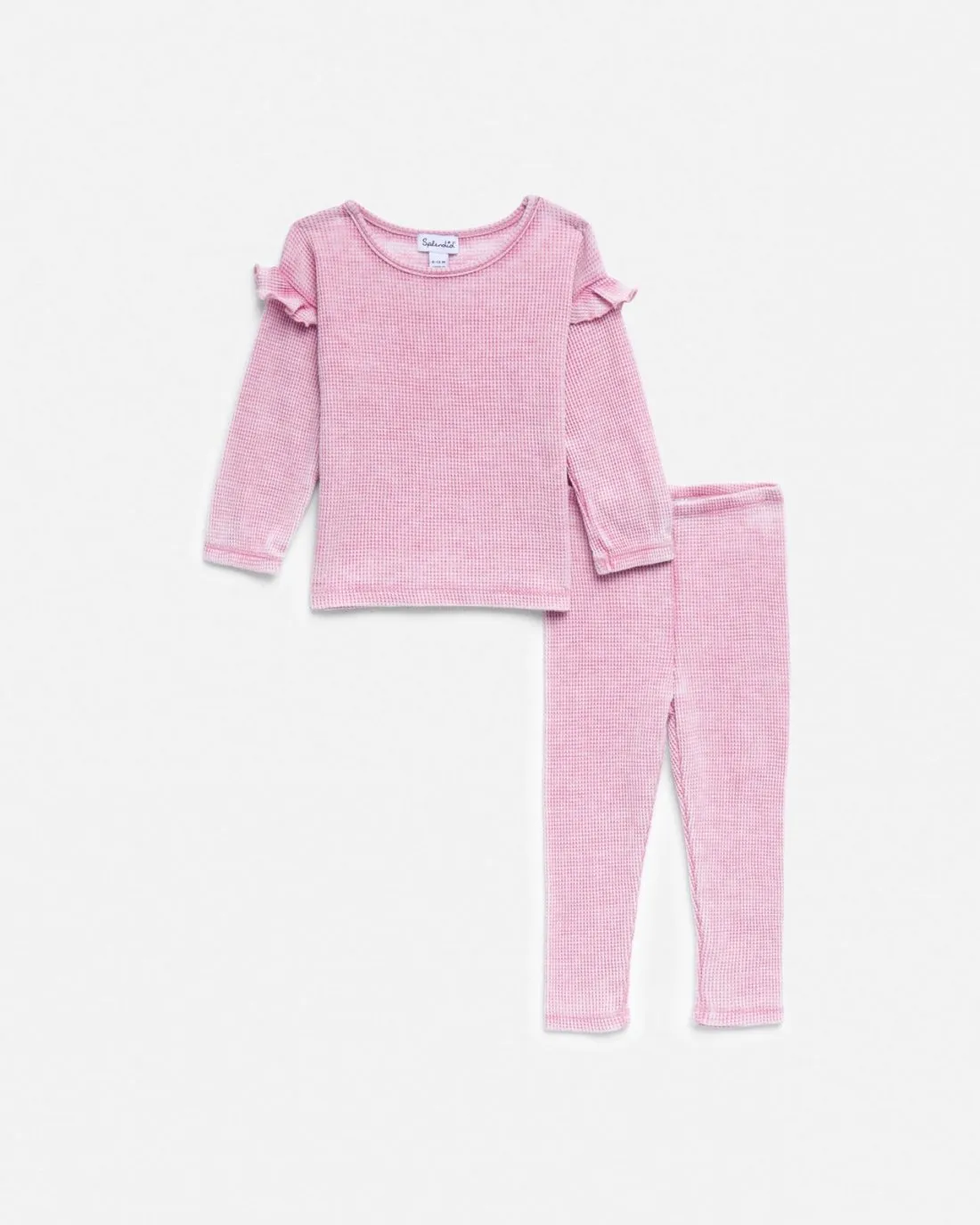 Infant Girl Zurie Burnout Long Sleeve Set