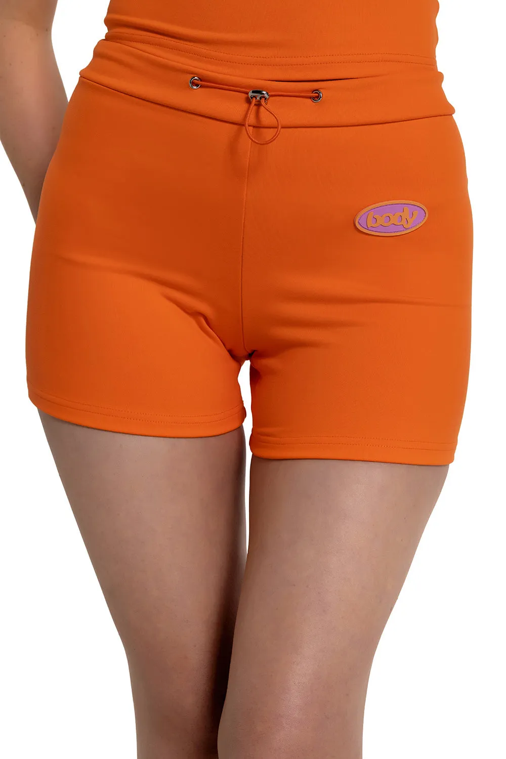 IT GIRL TUBE SHORTS (ORANGE)