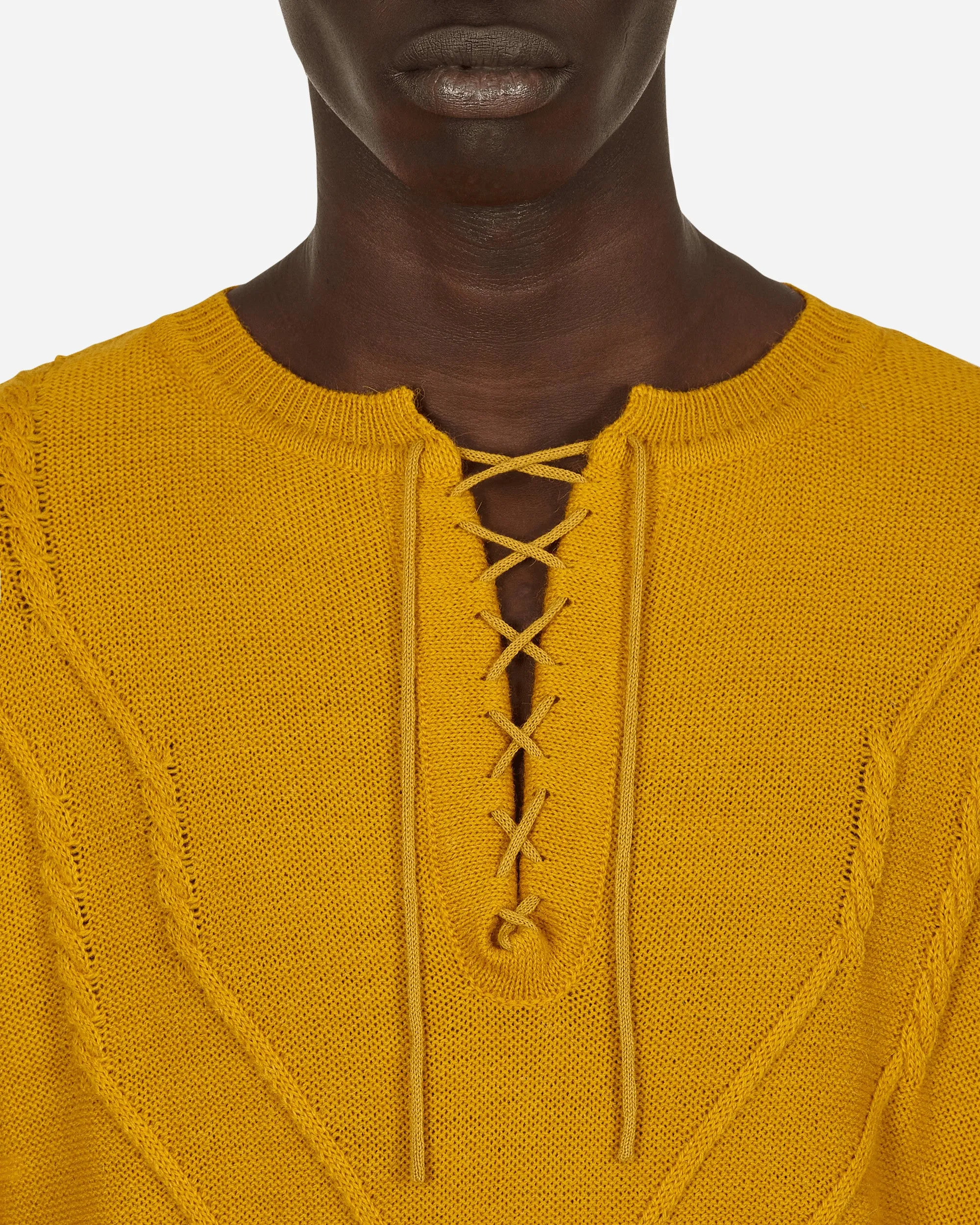 Itten Cable Knit Yellow