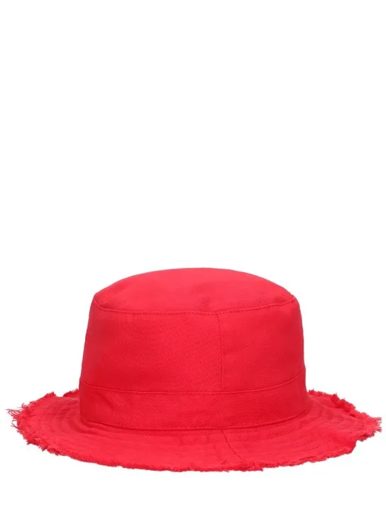 Jacquemus   Logo cotton bucket hat 