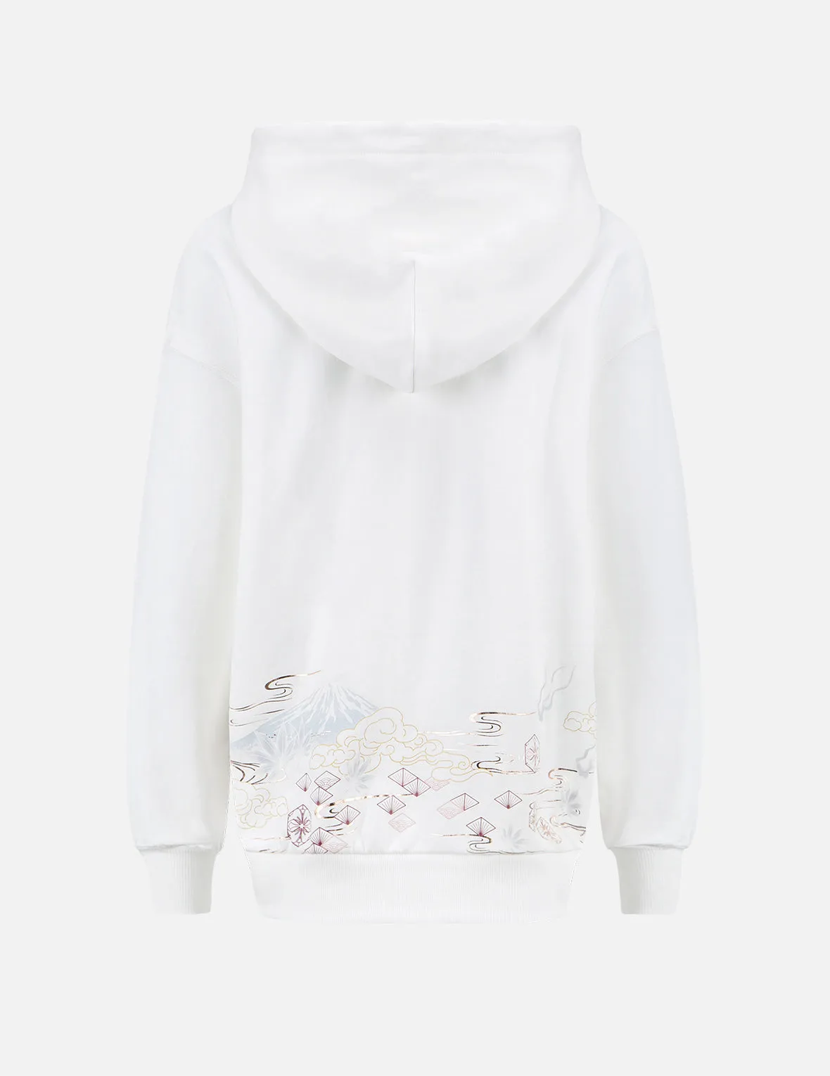 Japanese Pattern Print Sweatshirt