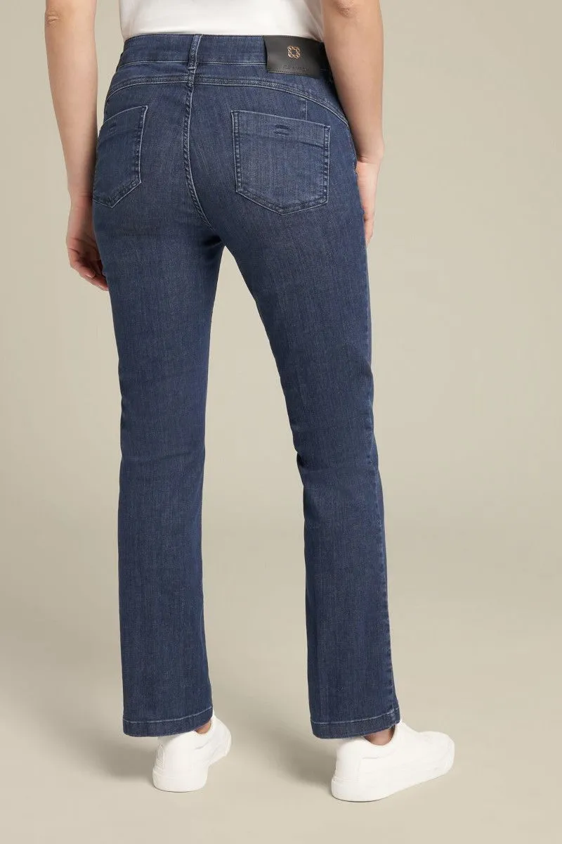 Women's Sustainable Cotton Kick Flare Jeans in Blue