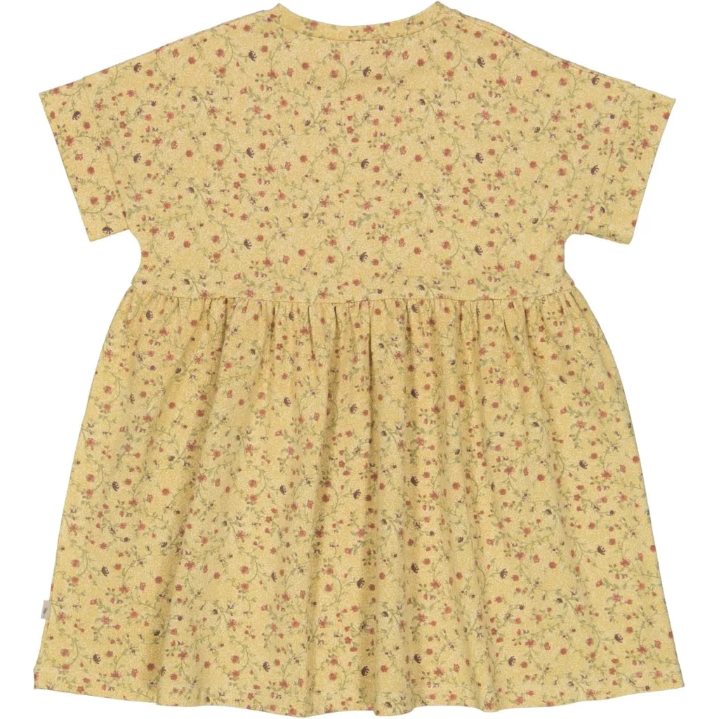 Jersey Dress Emilie - clam flower vine