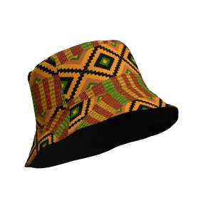 Kente Print Reversible Bucket Hat