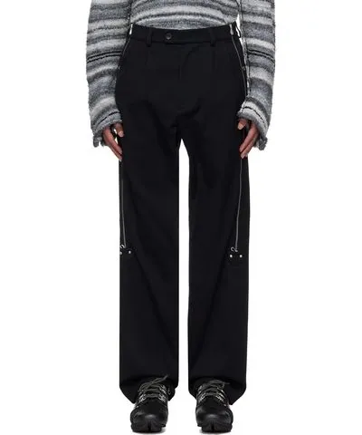 Kiko Kostadinov Black Knox Trousers