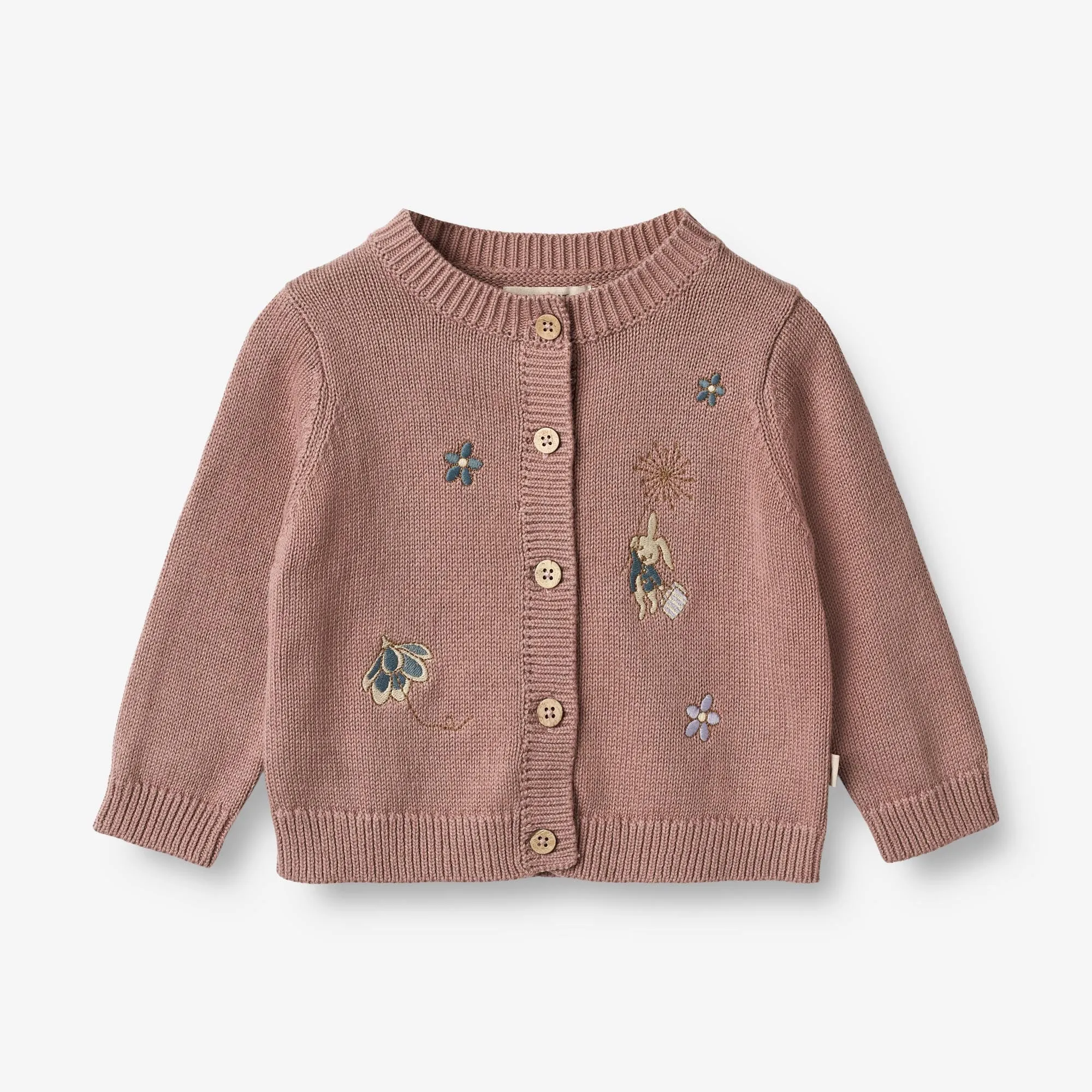 Knit Cardigan Ella | Baby - lavender rose