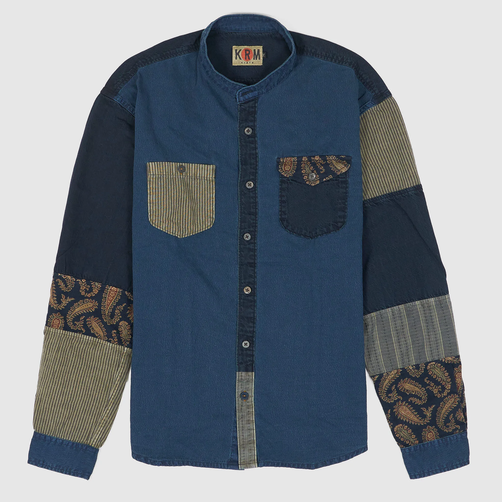 KRM Indigo Patchwork Shirt