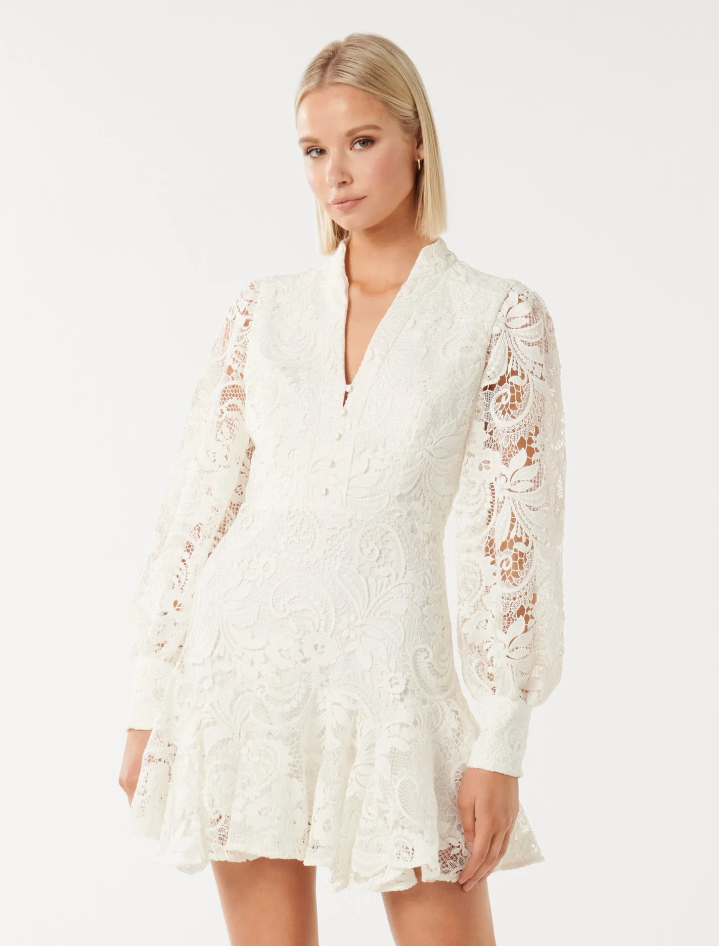 Lace Mini Dress Iris