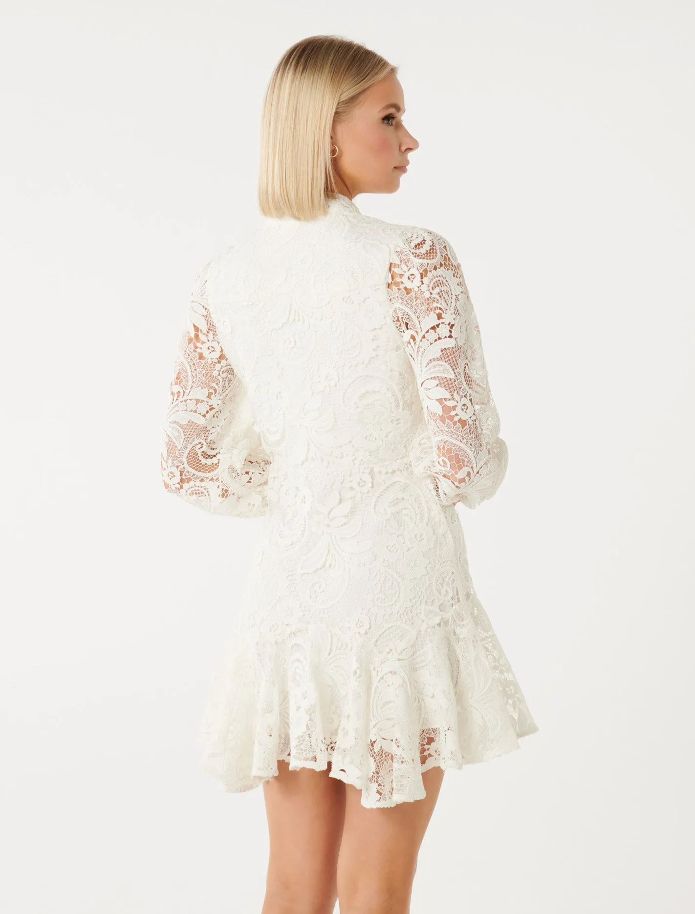 Lace Mini Dress Iris