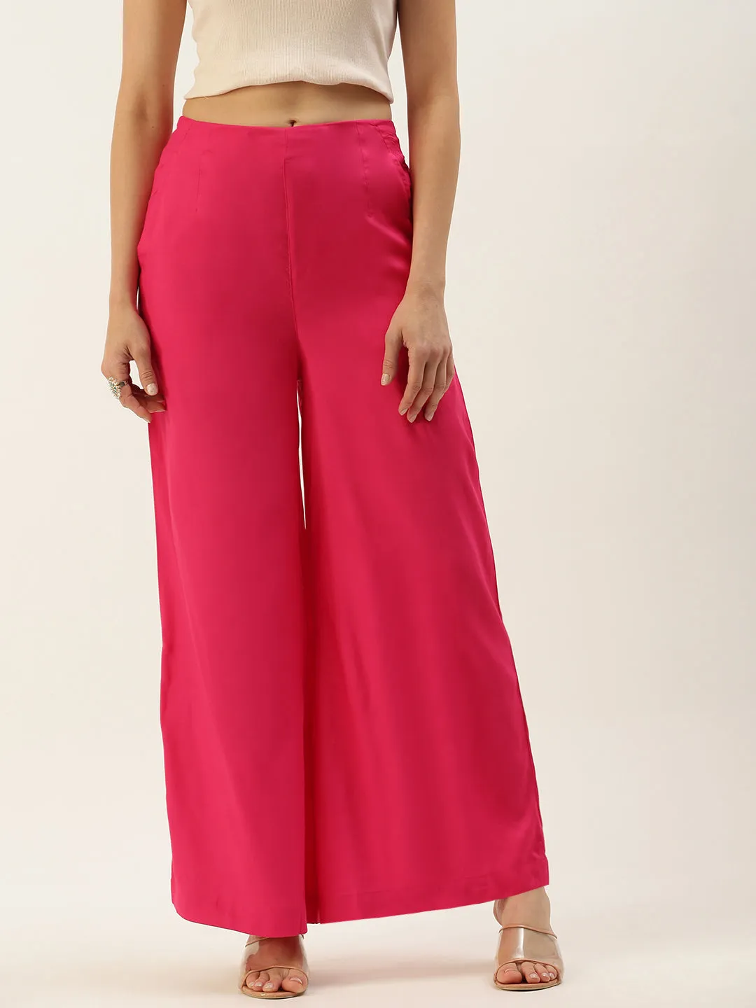 Ladies Palazzo Fuchsia