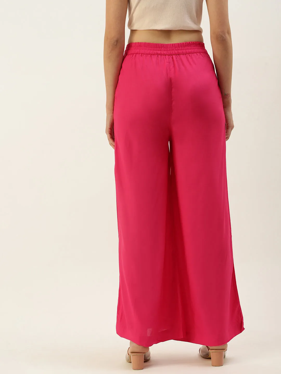 Ladies Palazzo Fuchsia