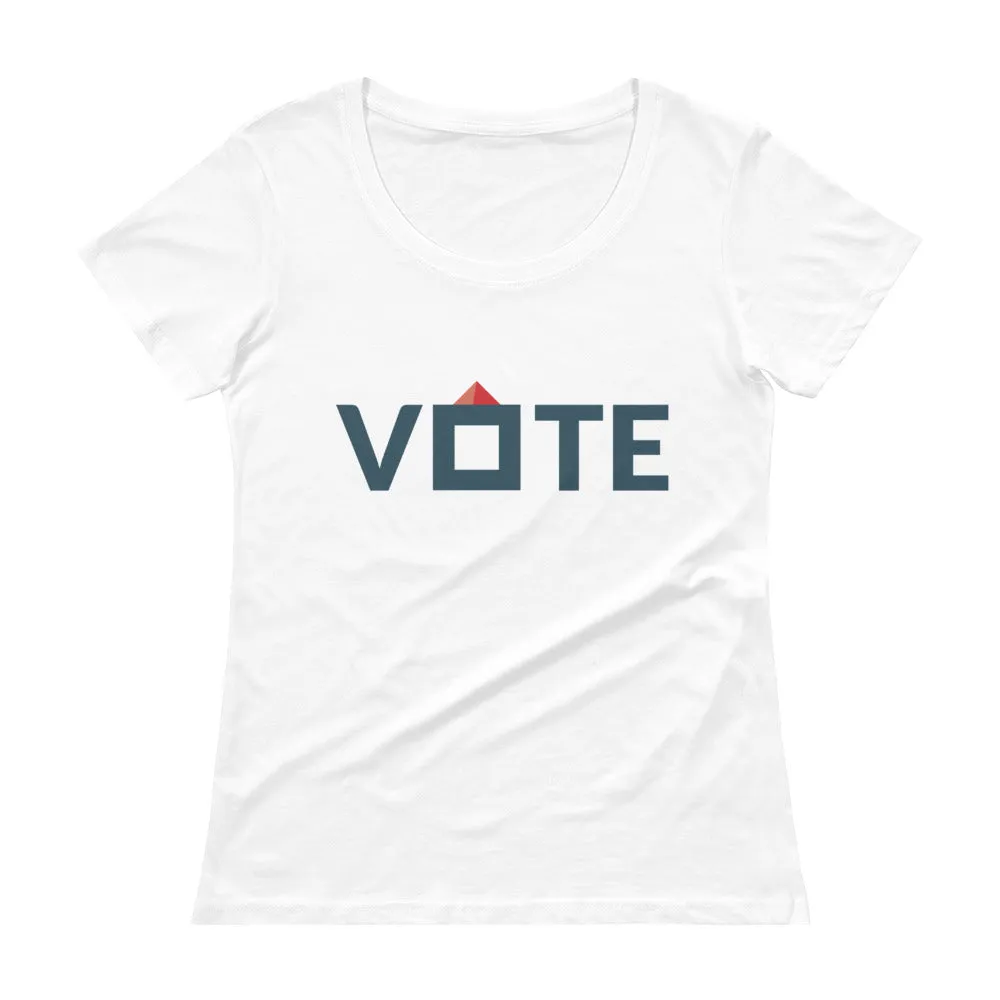 Ladies' Scoopneck Vote T-Shirt