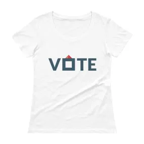 Ladies' Scoopneck Vote T-Shirt