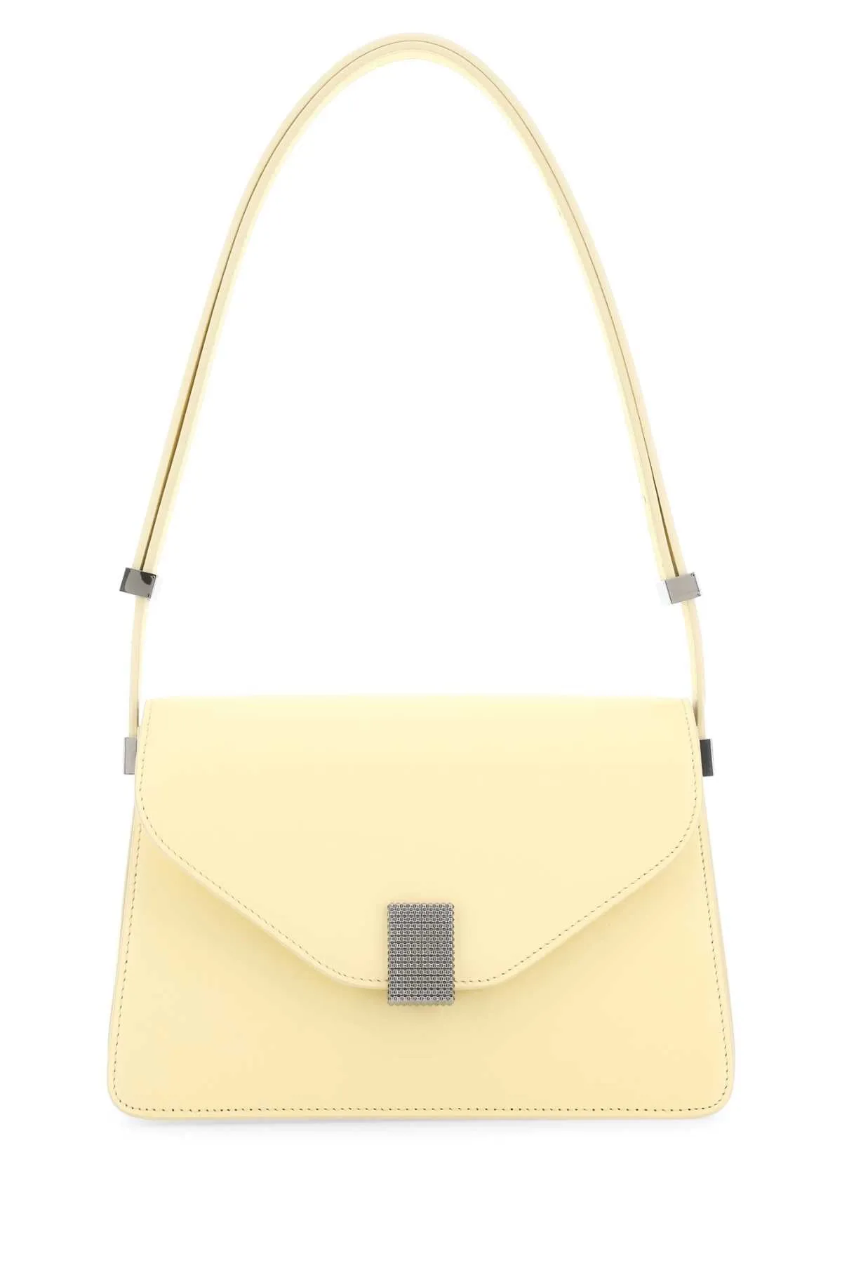 Lanvin Pastel Yellow Leather Concerto Shoulder Bag