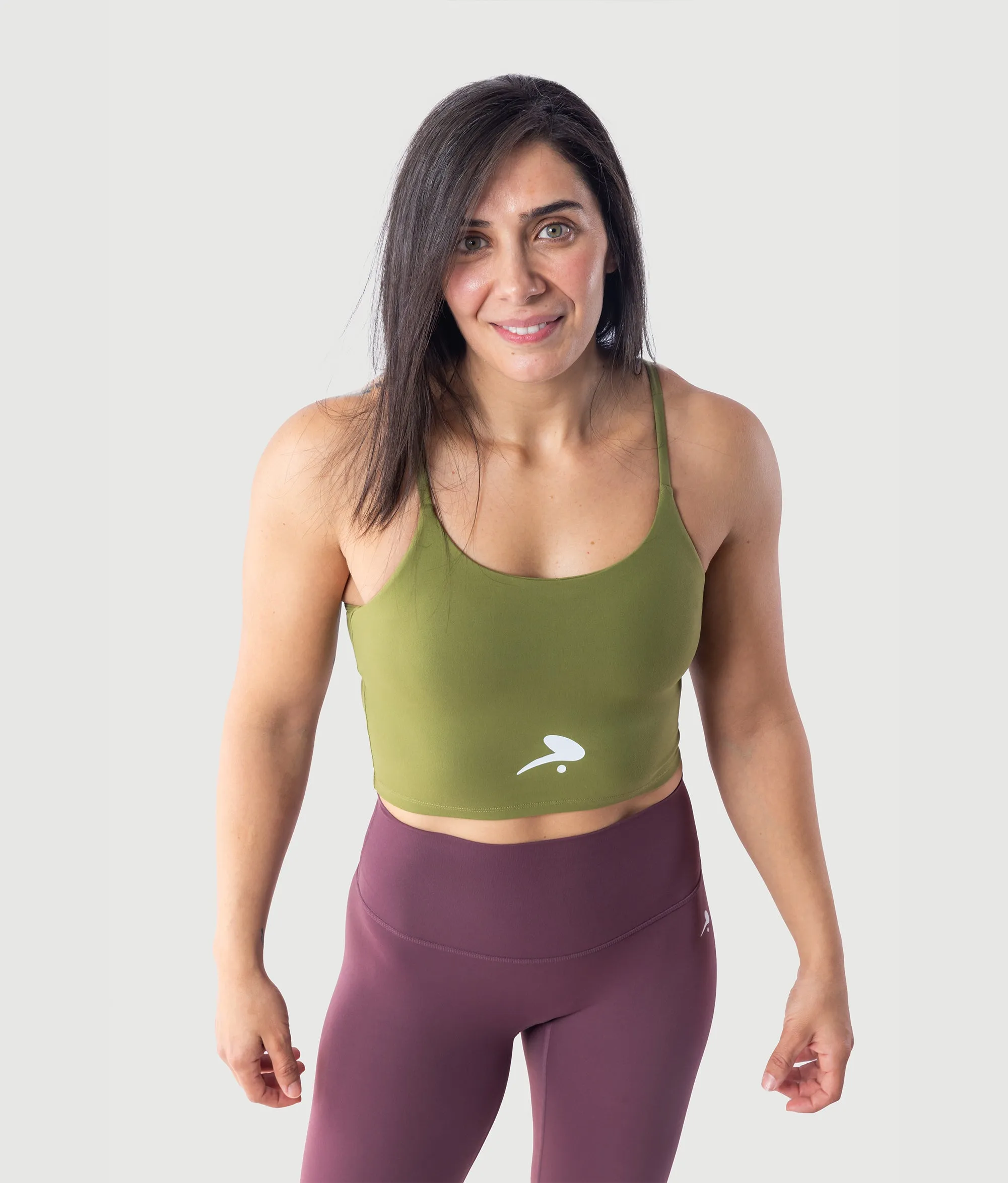 Level UP Bra Top - Olive