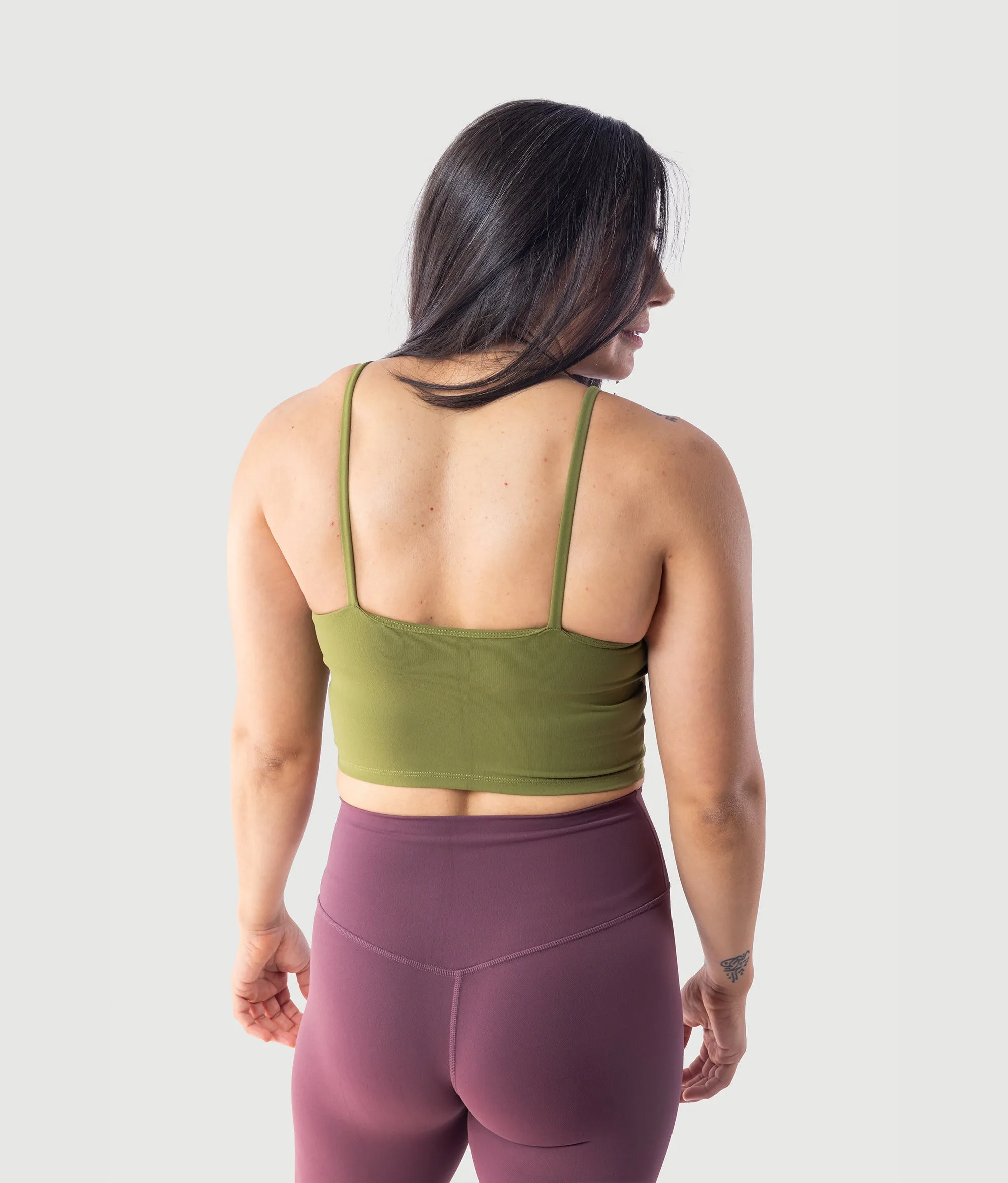 Level UP Bra Top - Olive