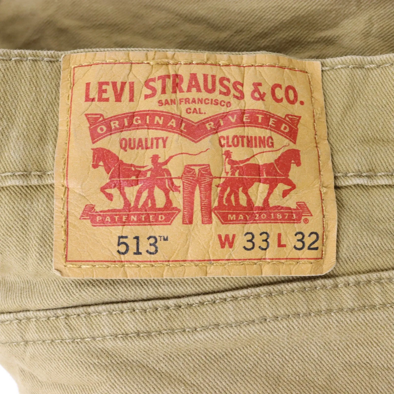 Levi's 513 Beige Jeans