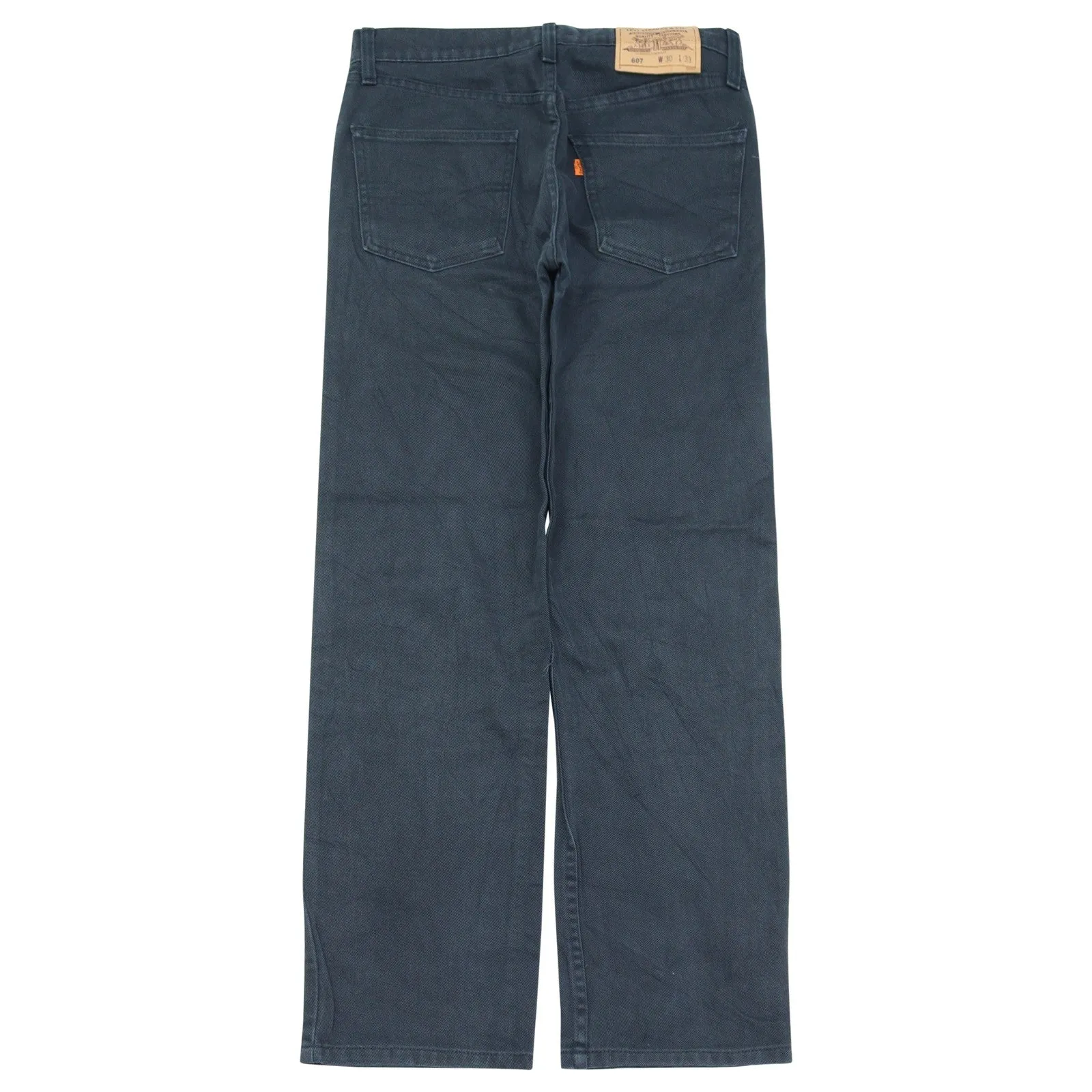 Levi's 607 Black Washed Work Trousers