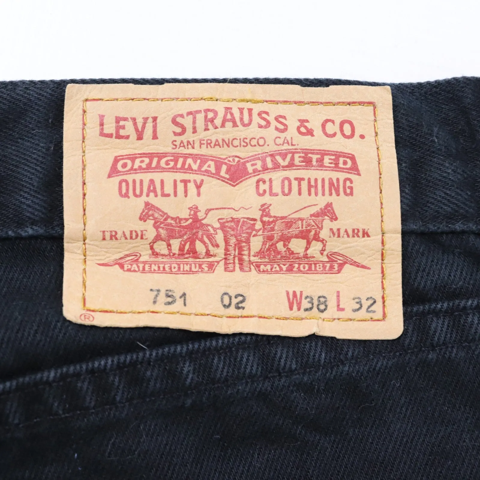 Levi's 751 Black Jeans