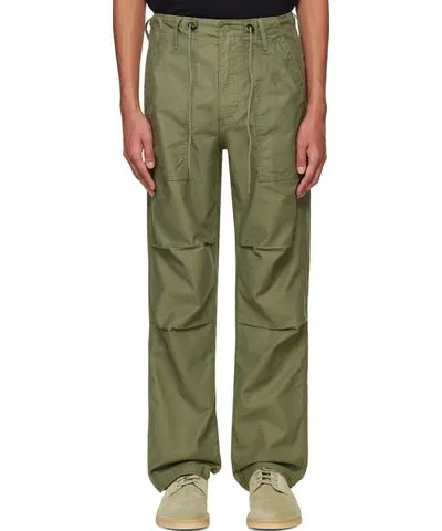 Levi's Green Loose Straight Surplus Trousers