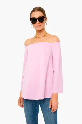 Lilac Miranda Off the Shoulder Blouse