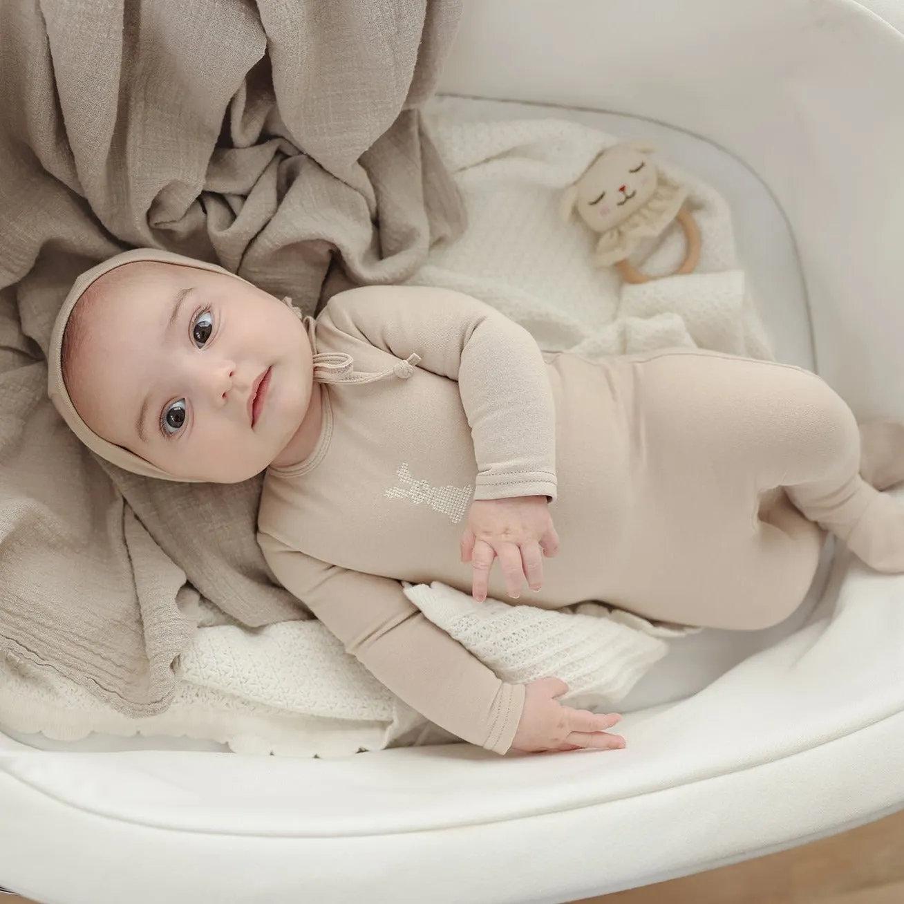 Lilette by Lil Legs Sand Bunny Layette Set