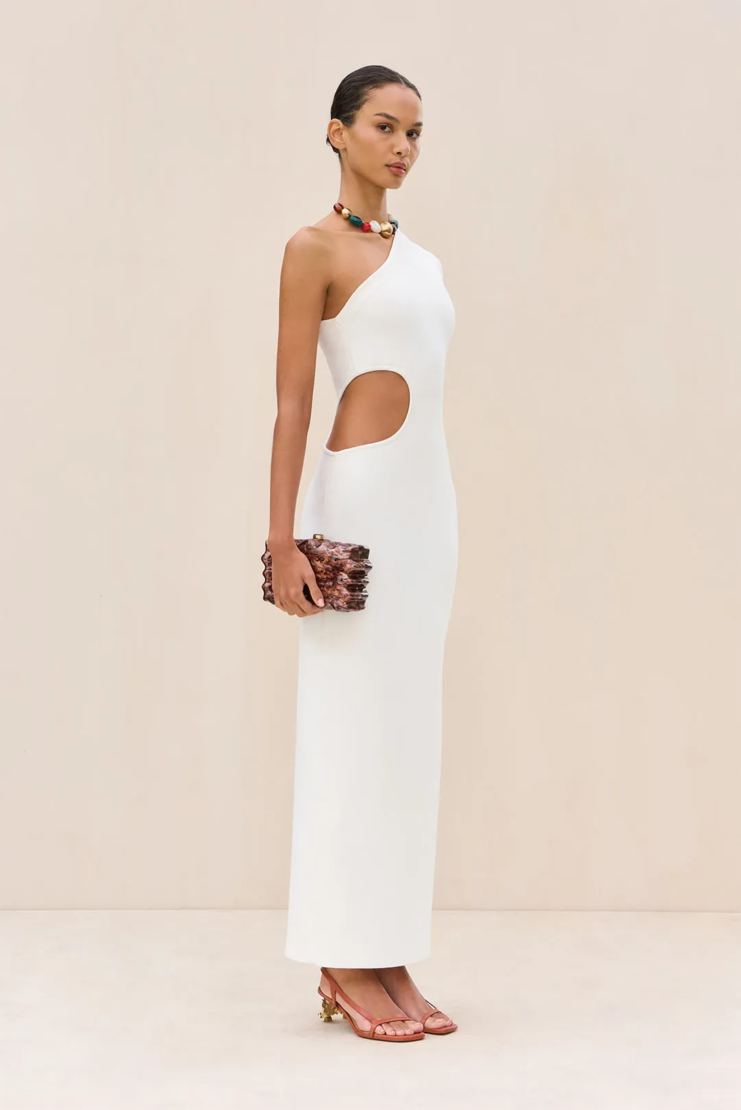 LINNEA KNIT DRESS - OFF WHITE