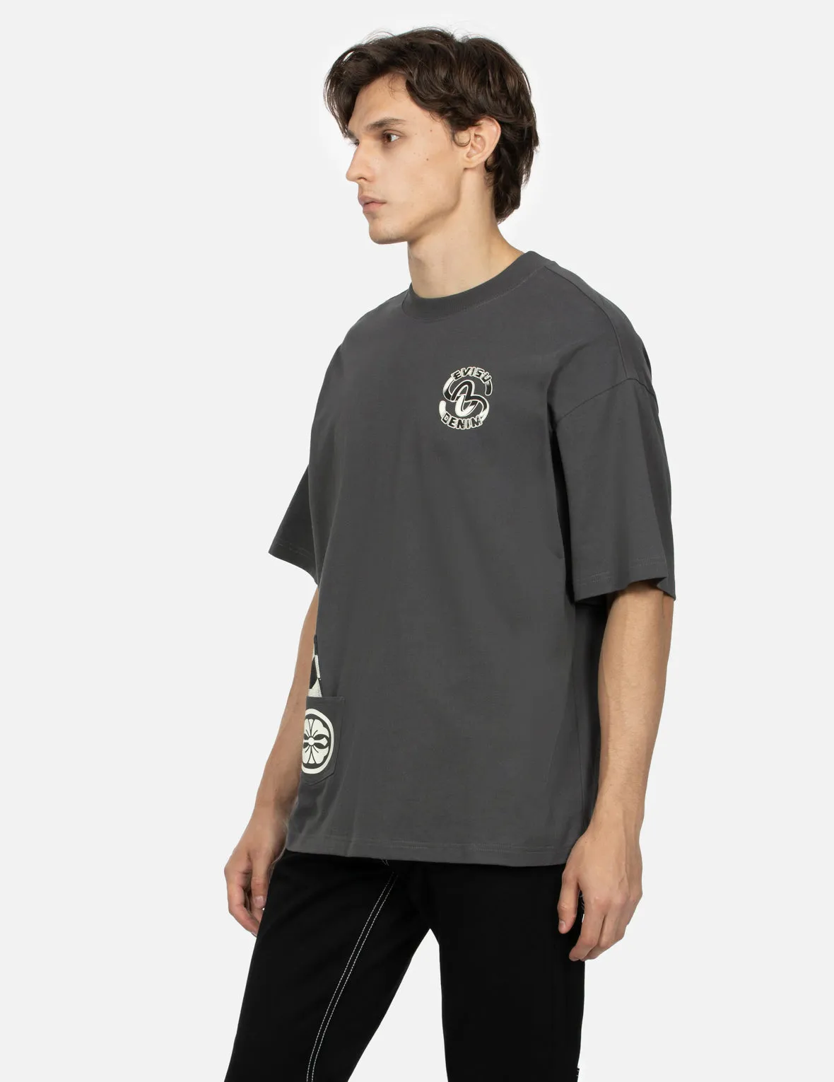 Logo Print Multi-Pocket T-shirt