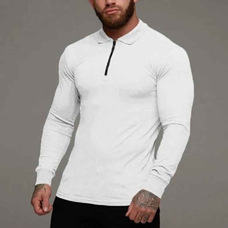 Long Sleeve Polo Top