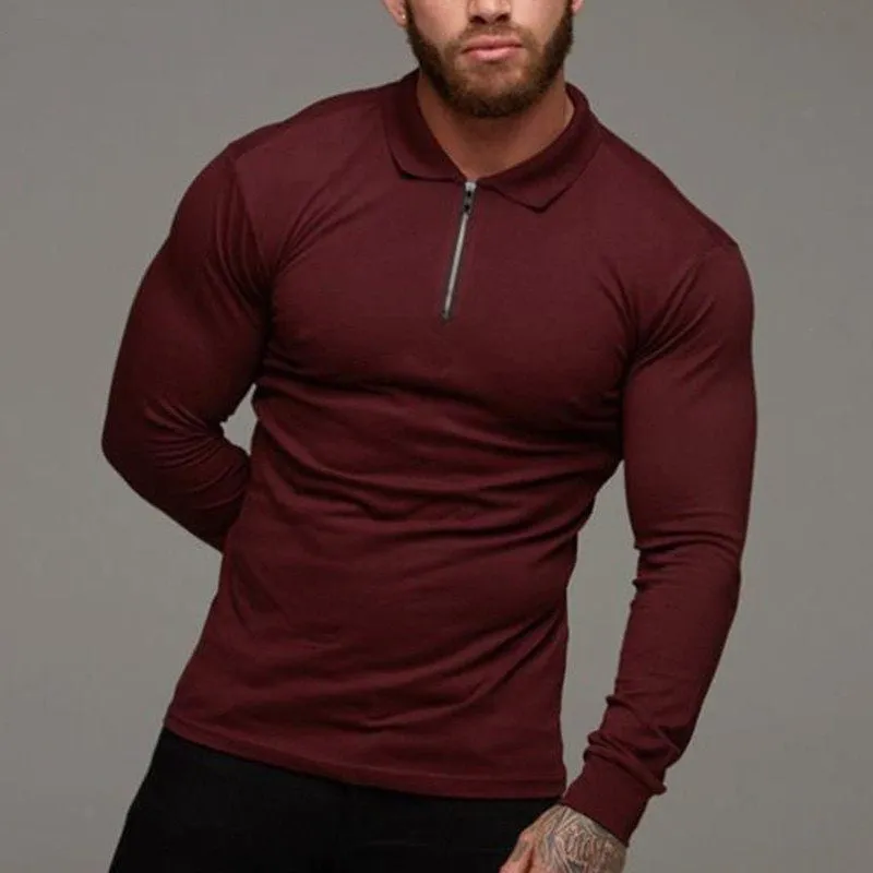 Long Sleeve Polo Top