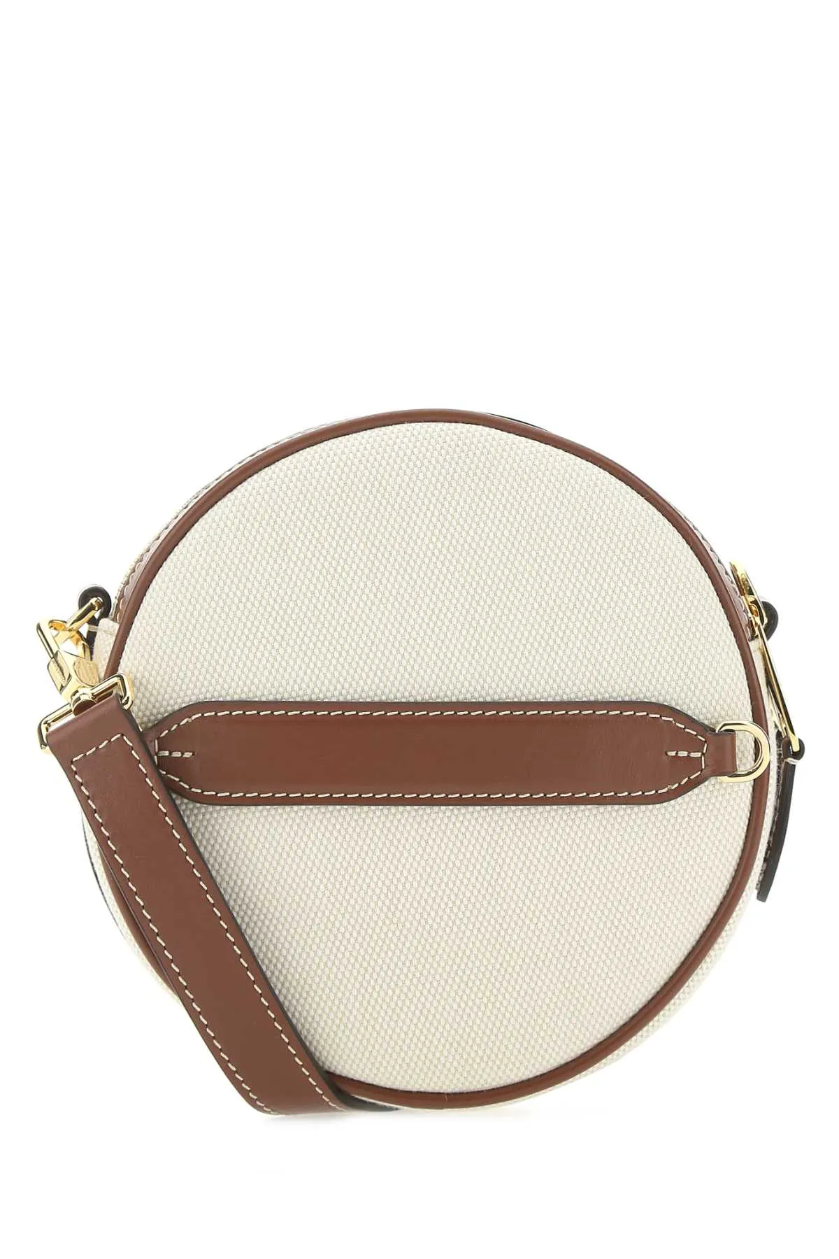 Canvas Leather Louise Bag Natural