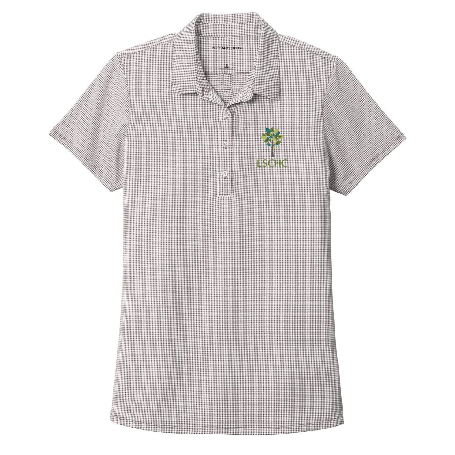 LSCHC Womens Gingham Polo