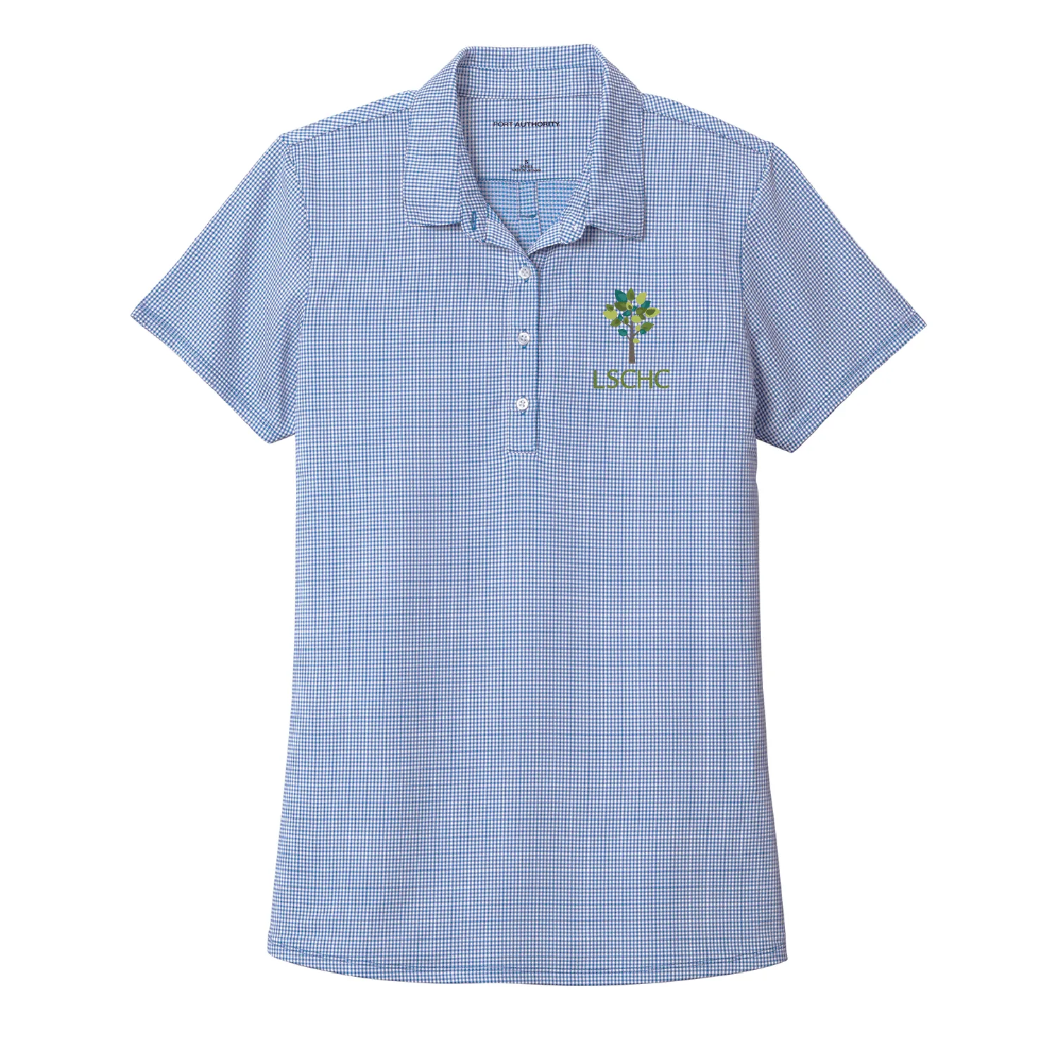 LSCHC Womens Gingham Polo