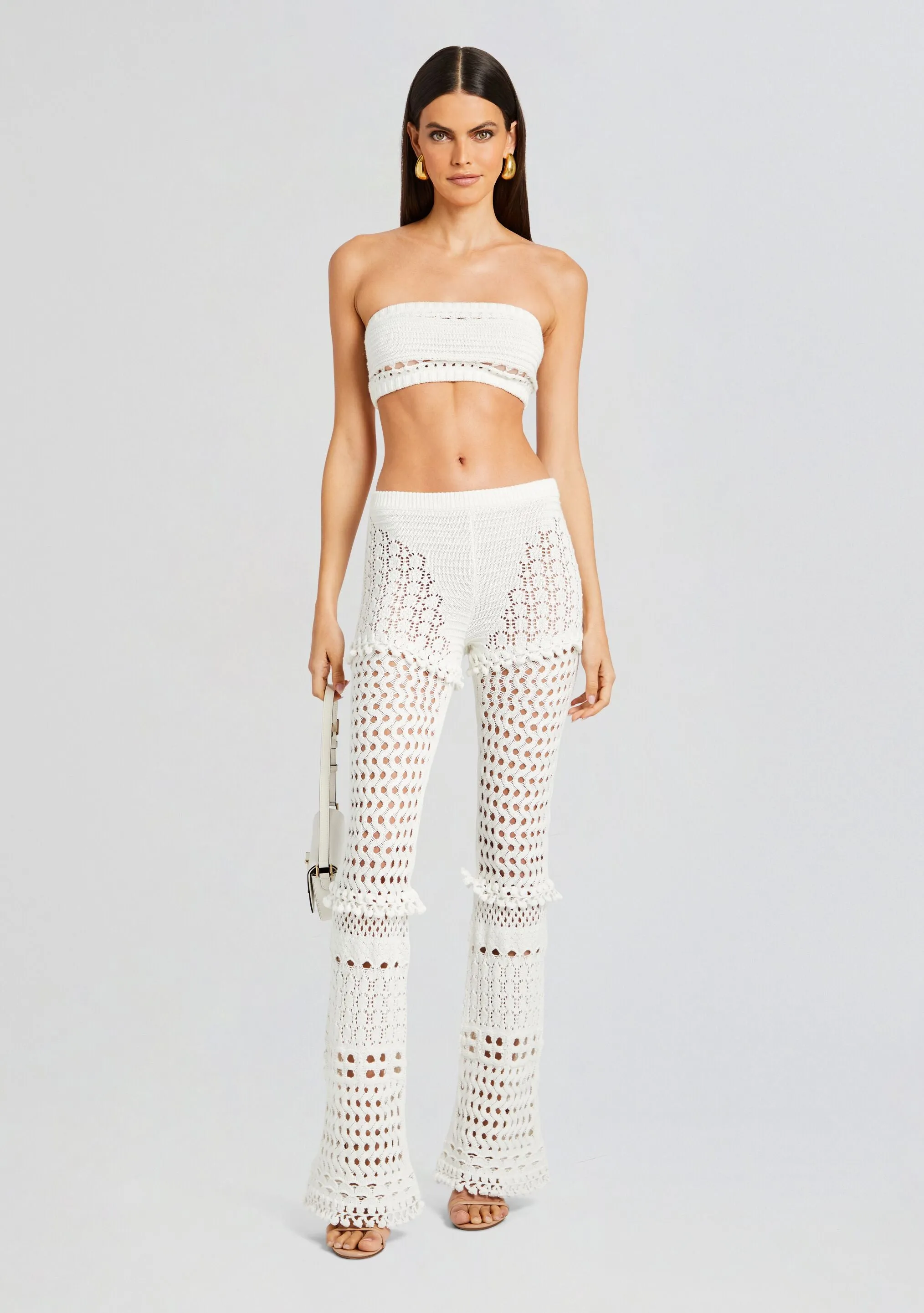 Luiz Knit Crochet Top