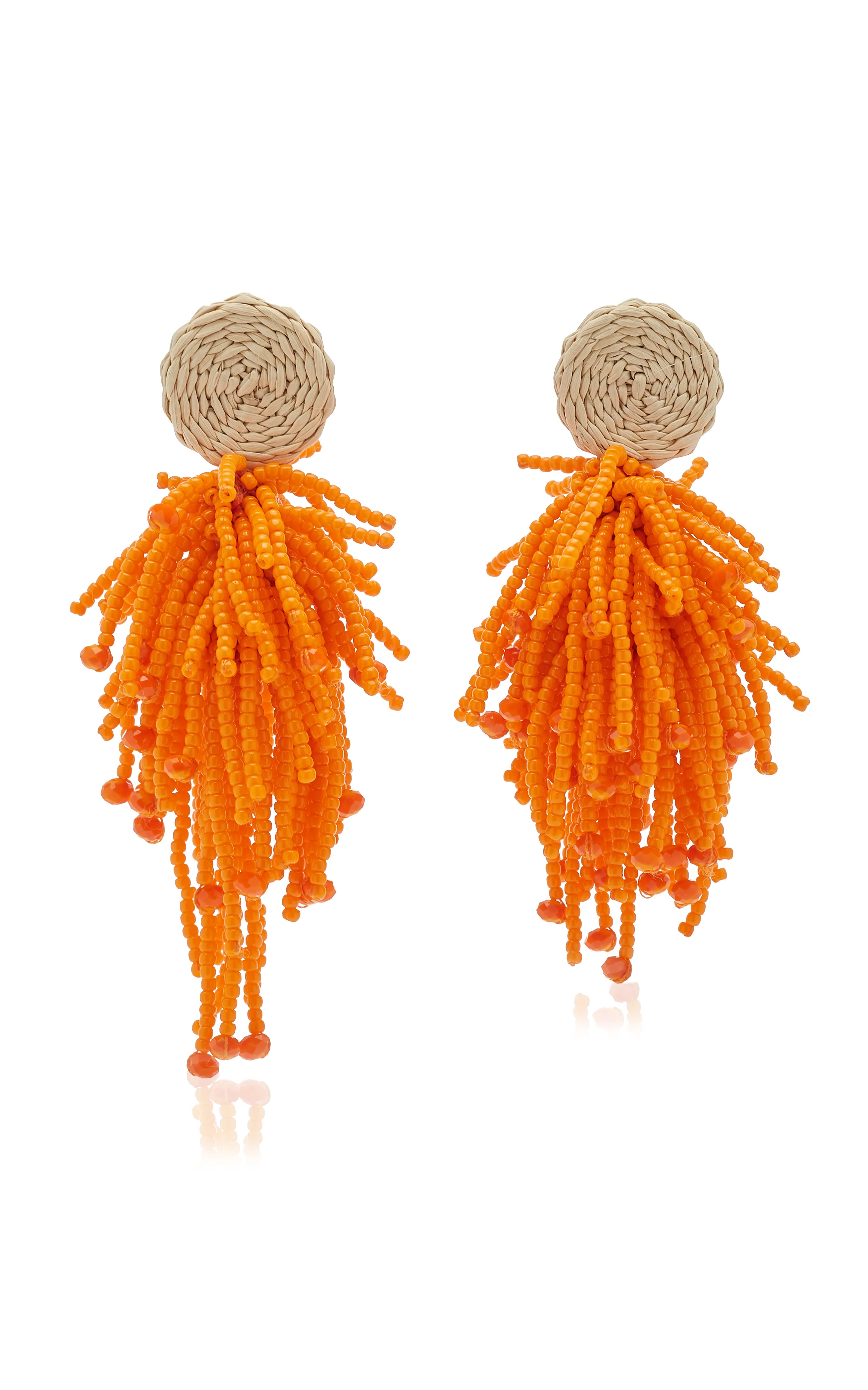 Luxurious Glass Beaded Earrings by Johanna Ortiz