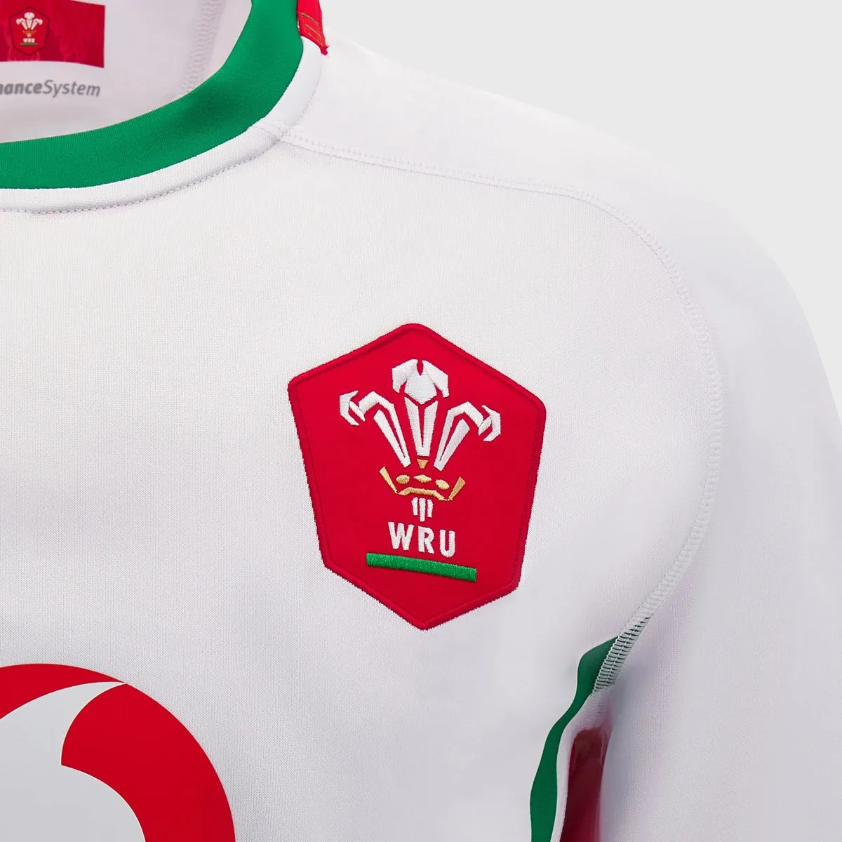 Macron Wales Men's Away Replica Rugby Shirt 2024/25