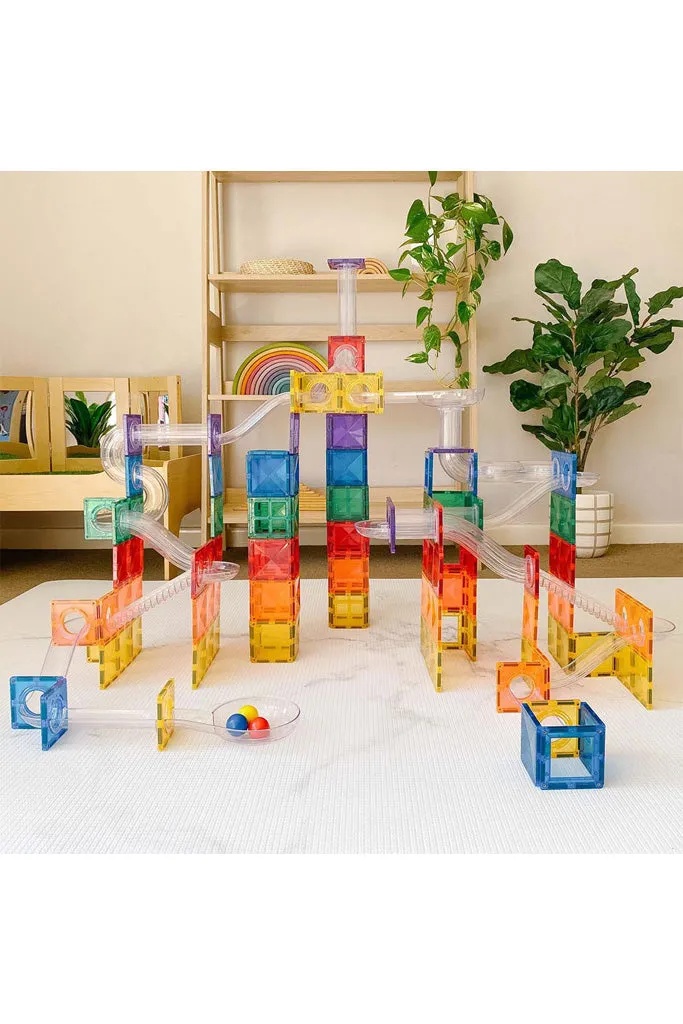 92-Piece Magnetic Ball Run Set