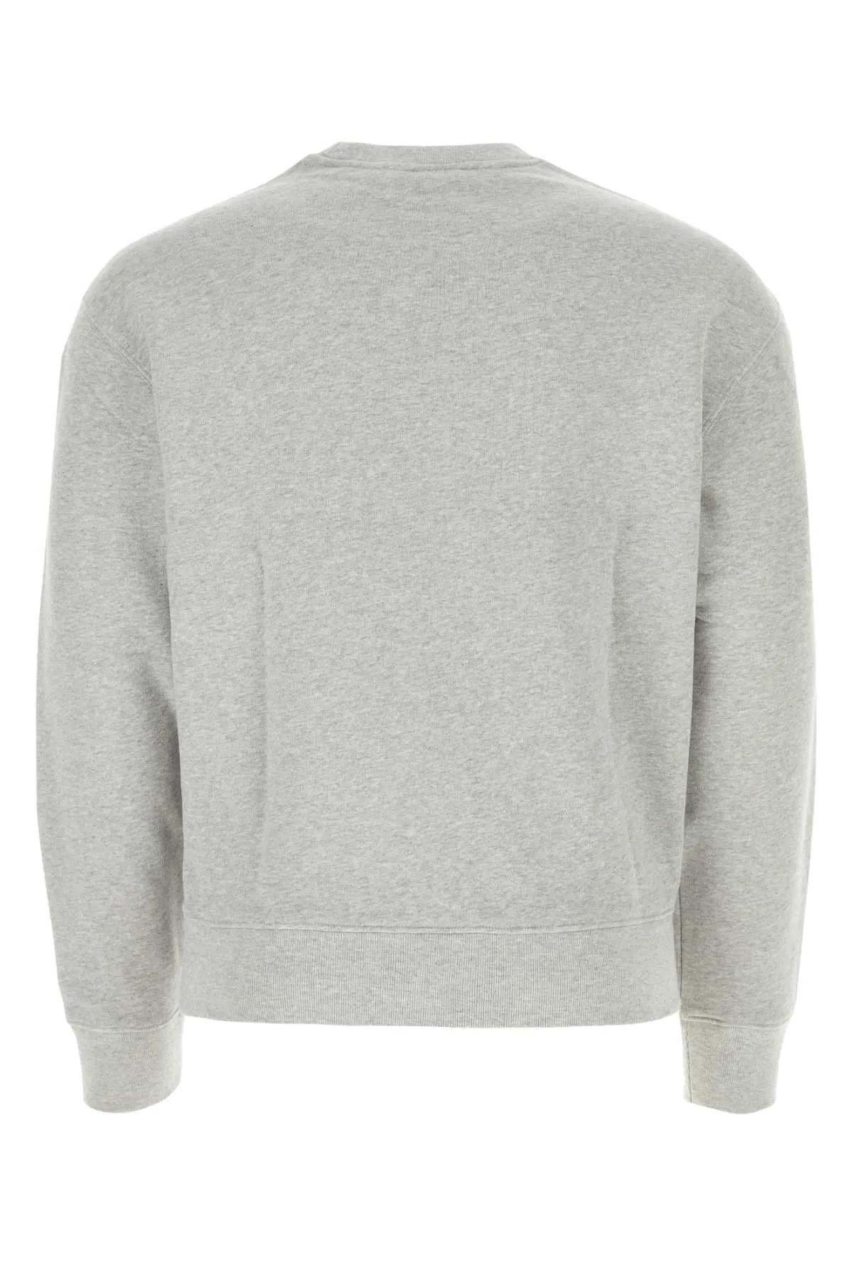 Maison Kitsune Melange Grey Cotton Sweatshirt