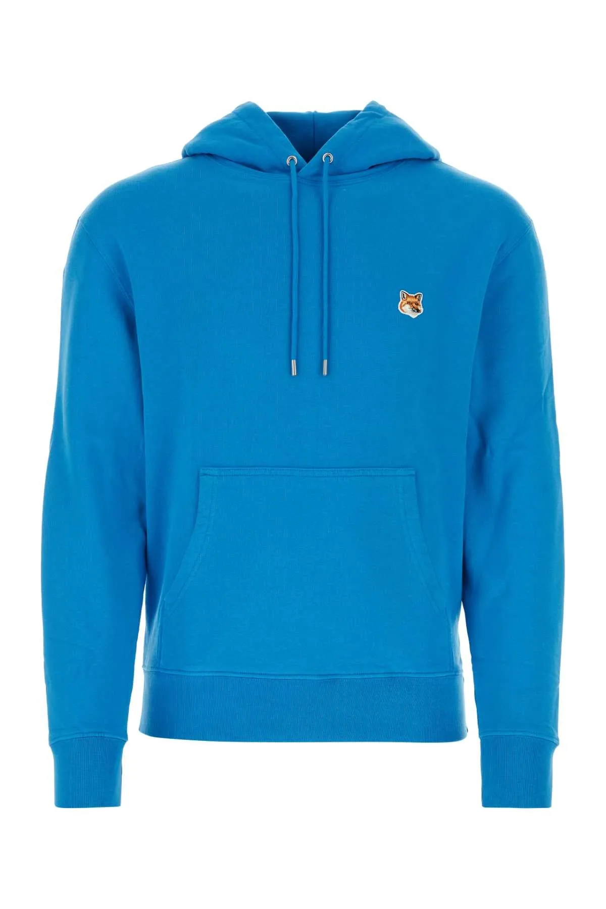 Maison Kitsune Turquoise Cotton Sweatshirt