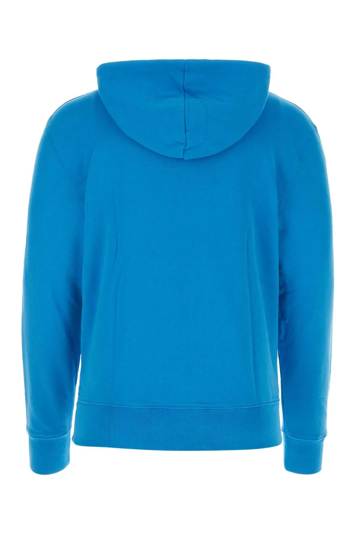 Maison Kitsune Turquoise Cotton Sweatshirt