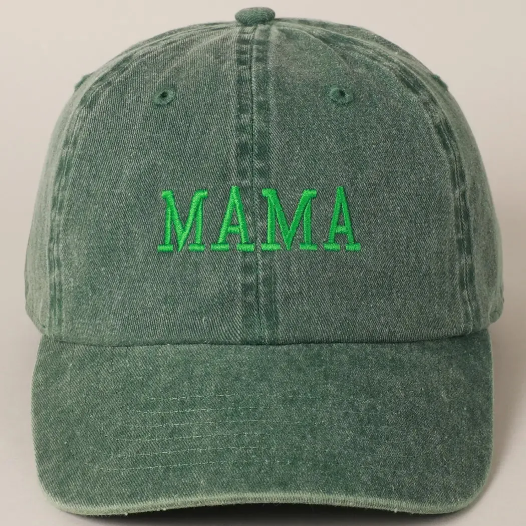 Mama Baseball Hat | Sand + Green