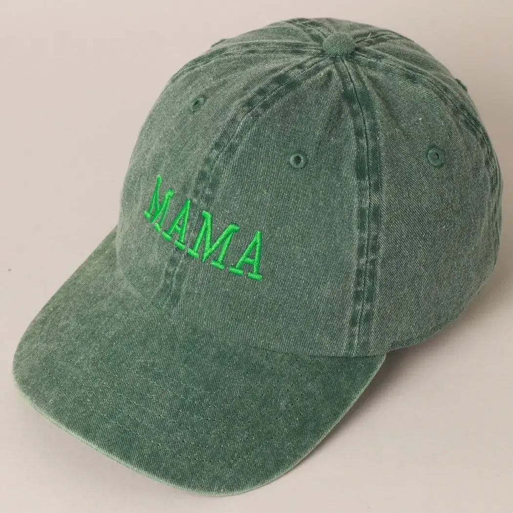 Mama Baseball Hat | Sand + Green