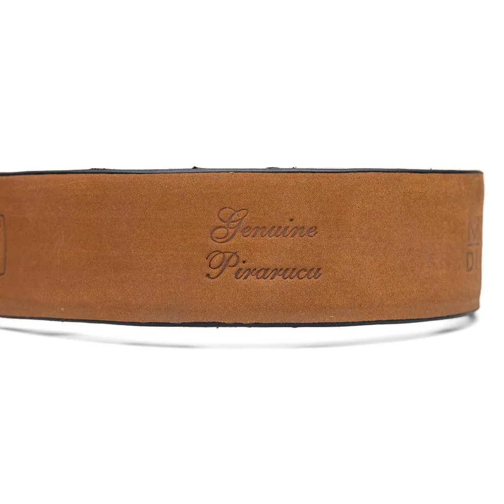 Marco Di Milano EST 104 Genuine Pirarucu Men's Belts (MDMB1044)