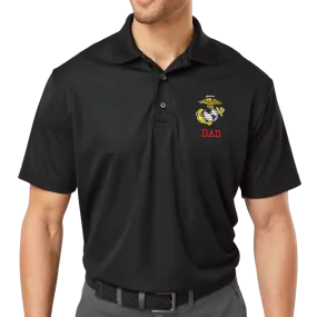 Marines Dad Polo (Black)