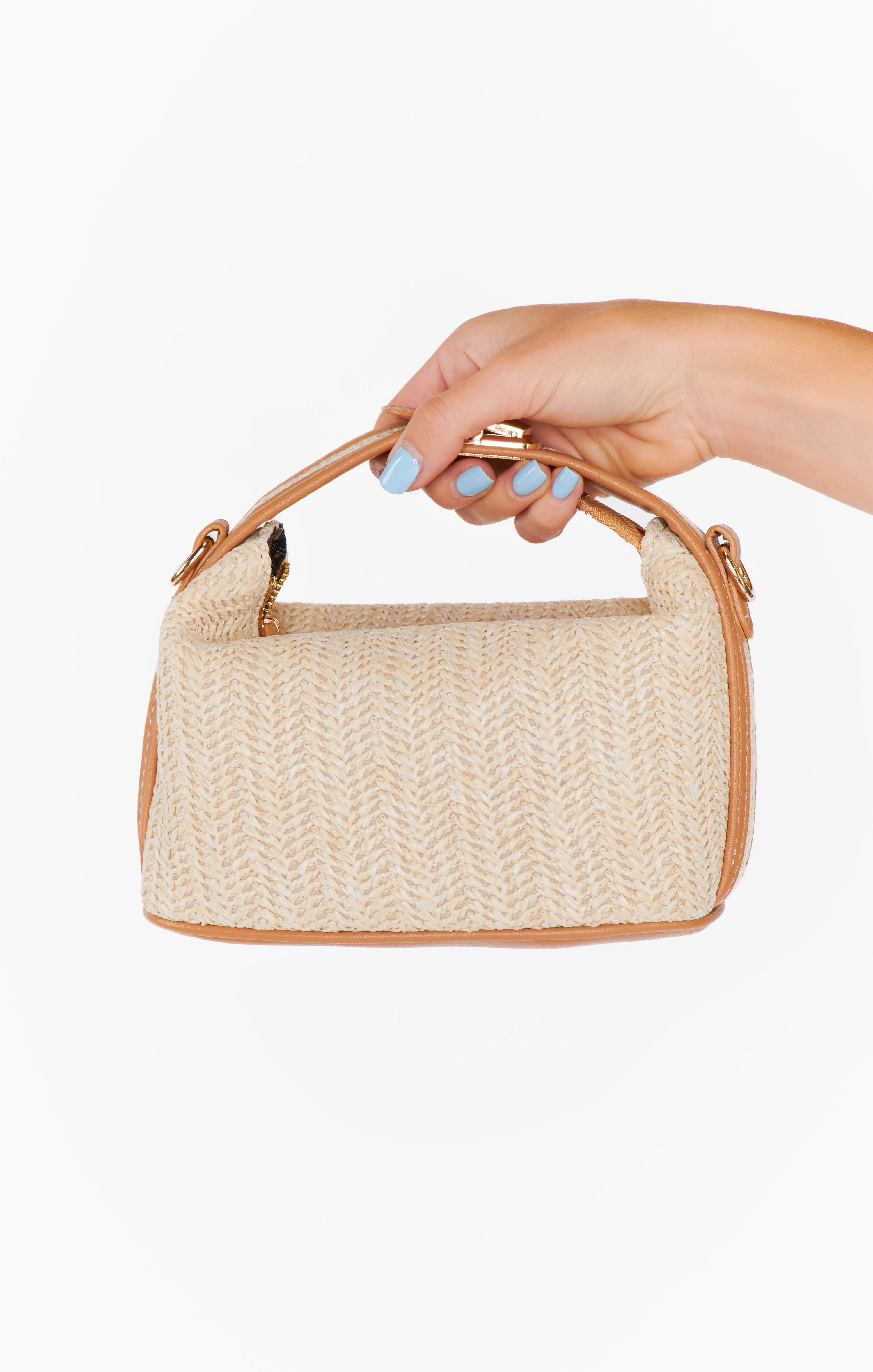 Marissa Woven Bag ~ Natural